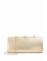 Leather Tear Drop Clutch Bag