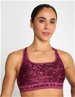 Armour Mid Crossback Printed Sports Bra