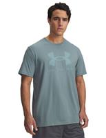 Under Armour Icon Cotton Rich Logo Graphic T-Shirt Charcoal