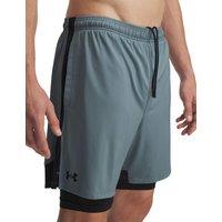 Under Armour Tech Vent 2 in 1 Gym Shorts Charcoal