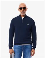 Pure Cotton Half Zip Jumper