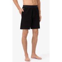 Lacoste Pure Cotton Waffle Loungewear Shorts Black