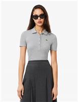 Pure Cotton Ribbed Polo Shirt