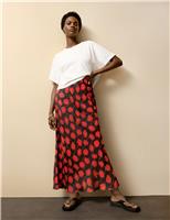 Floral Maxi Slip Skirt