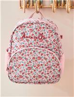 Personalised Ditsy Print Medium Backpack