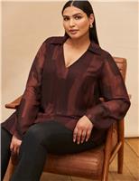 Geometric V-Neck Tunic