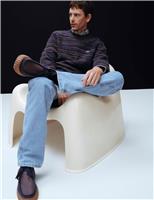 Wool Rich Striped Jumper with Alpaca