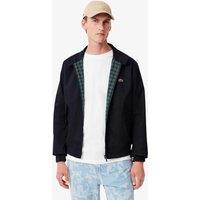 Lacoste Cotton Rich Funnel Neck Harrington Jacket Navy
