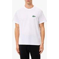 Lacoste Pure Cotton Loungewear Top White