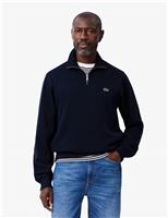 Pure Cotton Half Zip Sweatshirt