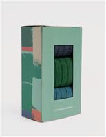 3pk Cotton Rich Ribbed Socks