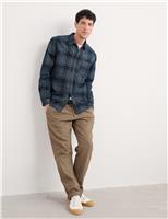 Regular Fit Corduroy Checked Shirt