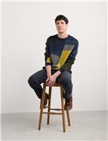 Seasalt Cornwall Lambswool Rich Colour Block Jumper Multi