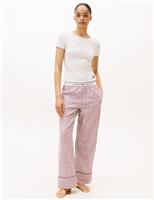 Essential Cotton Rich Checked Pyjama Bottoms