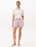 TH Sleep Pure Cotton Striped Shortie Set