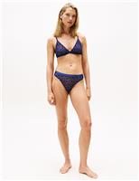 Mesh Star Non Wired Plunge Bralette