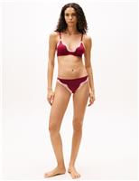 Tommy Hilfiger Lace Trim Bralette Red Mix