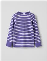 Pure Cotton Jersey Striped Top (1-10 Yrs)