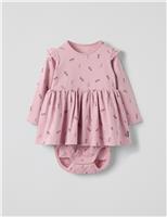 Cotton Rich Floral Dress (1-12 Mths)