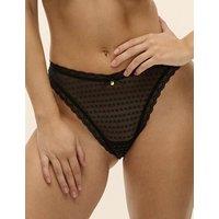 Freya Spot-Light High Leg Knickers Black