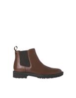 JACK & JONES Leather Chelsea Boots Black
