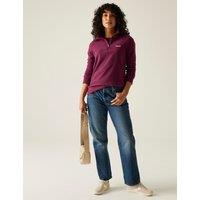 Sweethart Funnel Neck Half Zip Fleece