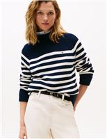 Pure Cotton Striped Jumper