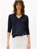 Cotton Rich V-Neck Jumper