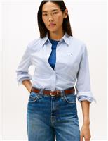 Cotton Rich Striped Shirt