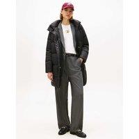 Tommy Hilfiger Hooded Puffer Coat Black