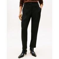 Tommy Hilfiger Straight Leg Trousers Black