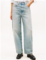 High Waisted Barrel Jeans