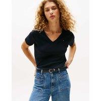 Tommy Hilfiger Cody Pure Cotton V-Neck T-Shirt Navy