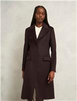 Pure Wool Longline Tailored Coat