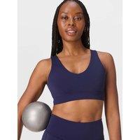 Sweaty Betty Ultimate Studio Voop Sports Bra Navy