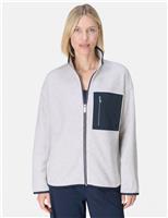 Mallow Zip Up Funnel Neck Fleece Jacket