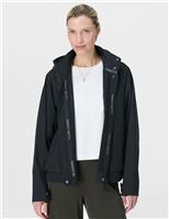 Motion Waterproof Hooded Cropped Parka