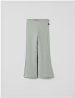 Cotton Rich Ribbed Flared Leggings (1-10 Yrs)