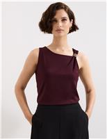 Asymmetric Shoulder Detail Vest Top