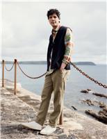 Relaxed Fit Pure Cotton Checked Flannel Shirt