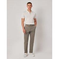Hawes & Curtis Regular Fit Pure Cotton Chinos Olive