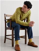Merino Wool Rich Crew Neck Jumper