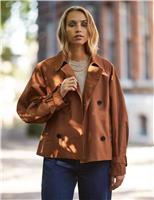 Pure Cotton Short Trench Coat