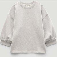 HUSH Pure Cotton Sweatshirt Grey Marl