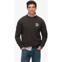 Superdry & Co Pure Cotton Graphic Crew Neck Sweatshirt Black