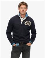 Pure Cotton Long Sleeve Rugby Top