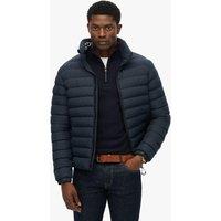 Funnel Neck Quilted Puffer Jacket