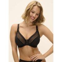 Freya Spot-Light Wired Balcony Bra Black