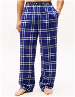 Pure Cotton Checked Pyjama Bottoms