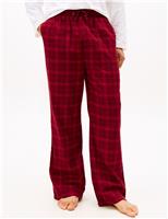Cotton Rich Checked Pyjama Bottoms